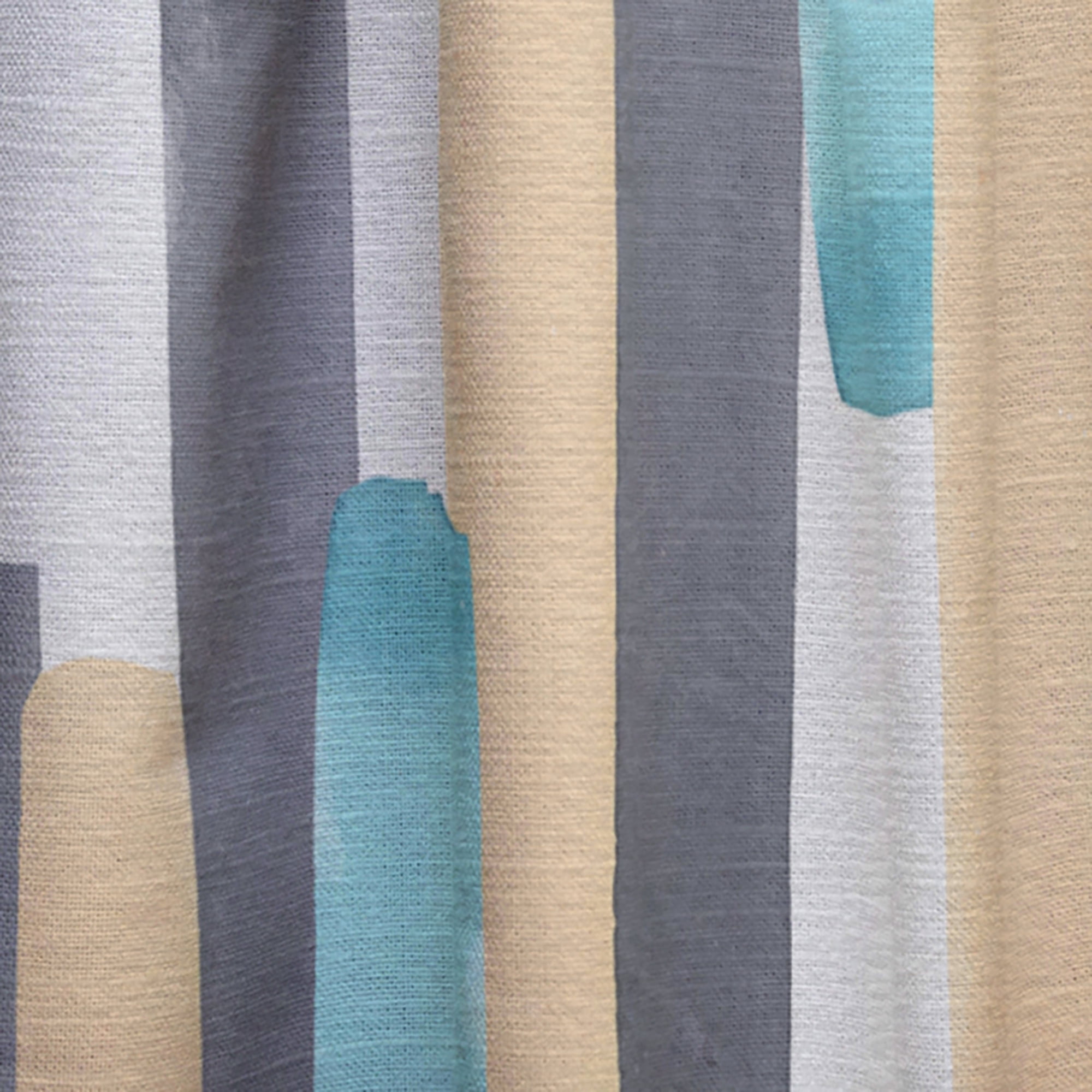 Designart 'Geometrical Abstract Retro I' Mid-Century Modern Curtain Panel