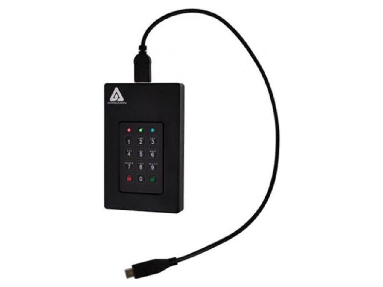 Apricorn Aegis Fortress L3 4TB USB 3.2 Gen 1 Encrypted Portable SSD