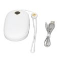 thumbnail image 3 of Calentador de bolsillo reutilizable de 10000mAh, calentador de manos eléctrico USB portátil para acampar, color blanco, 3 of 8