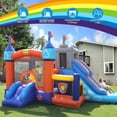 thumbnail image 3 of Relunch Inflatable Bounce Castle with Blower for Kids 3-12 Years, Blow Up PVC Jumping Bouncer with Two Slide, Climbing Wall, Obstacles for Indoor Outdoor Party, 3 of 9
