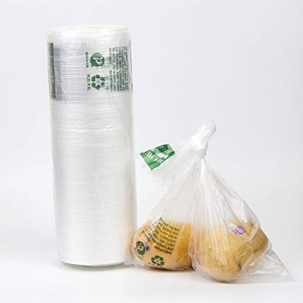 Dropship Roll Of 1000 Clear Produce Bags 5 A Day For Better Health 12 X 17