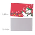 thumbnail image 3 of 50 piezas tarjetas de tarjetas de números de adorno de números de para BLESIY Tarjeta roja del muñeco de nieve, 3 of 8
