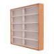 thumbnail image 3 of Organizador de gafas, caja de gafas de sol elegante, ligera, portátil, resistente, de gran capacidad, 10 rejillas, para centro comercial en casa, 3 of 5