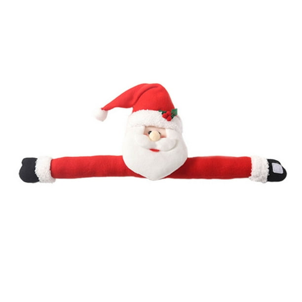 Decoraciones navideñas para interiores. Decoraciones para cortinas. Papá Noel 3D. Viejo. Muñeco de nieve. Ciervo. Botones para cortinas. Ambiente navideño familiar. Vestuario.
