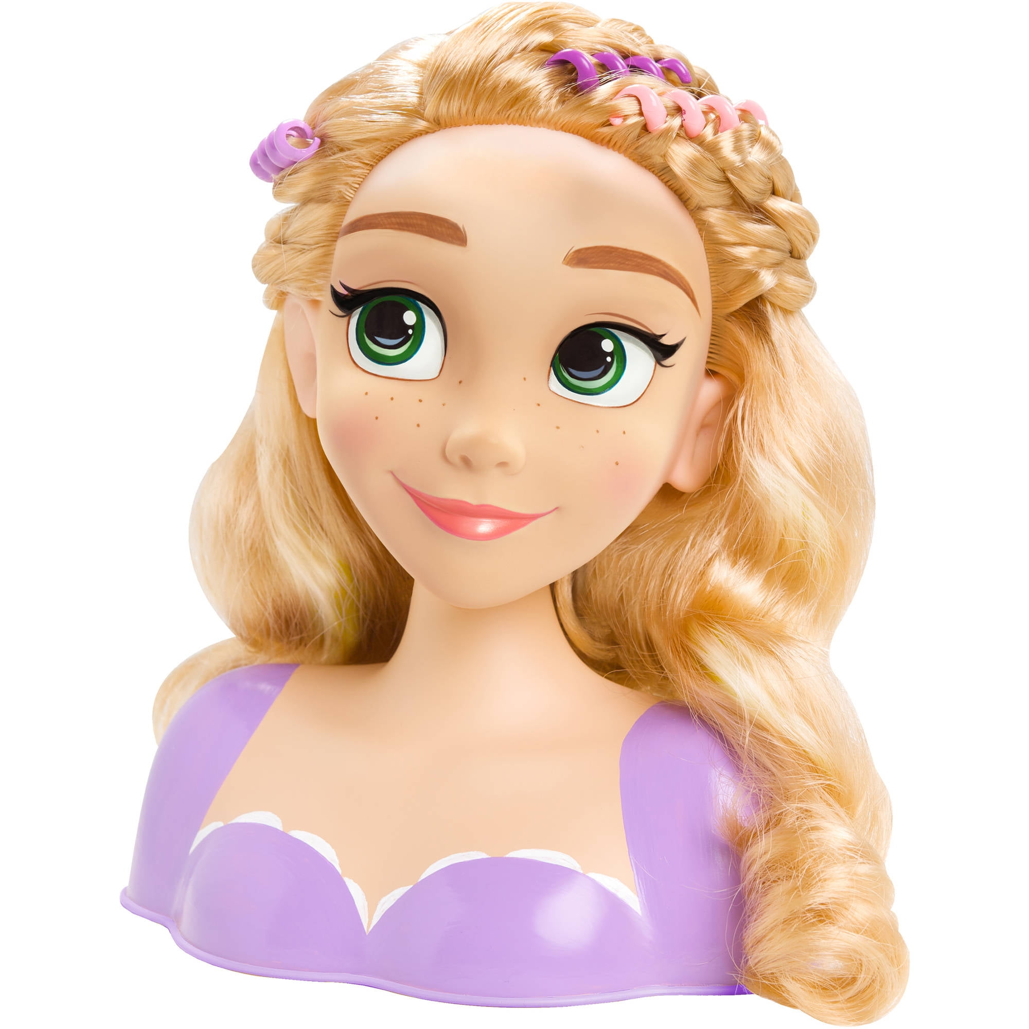 rapunzel hair styling head