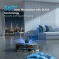 thumbnail image 2 of Robot Vacuum and Mop Combo with 3D Home Mapping, Self-Emptying Base for 70 Days, 220 Mins Runtime, Pet Friendly Anti-Tangle, 2 of 8