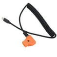 thumbnail image 4 of Câble Flexible USB C vers D Tap, Ressort Élastique 35-90cm Sensible pour Appareils Photo Numériques, 4 of 8