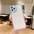 thumbnail image 2 of Fahion Gradiente 3 En 1 Funda De Teléfono Transparente Para iPhone 11 12 13 Pro Max XS XR 6 7 8 Plus TPU Suave A Prueba De Golpes Cubierta Trasera, 2 of 4