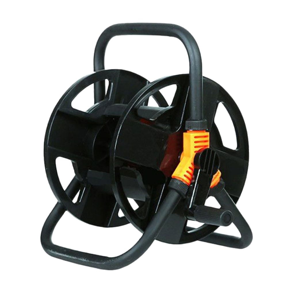 Raindrops Garden Hose Holder Multifunctional Garden Hose Reel Black