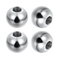 thumbnail image 1 of Uxcell Écrous Boule Bouton, Acier Inoxydable Rond Solide Trou Aveugle Capuchon de Vis Décoratif Poignée de Machinerie Matériel M8x23mm 4, 1 of 7