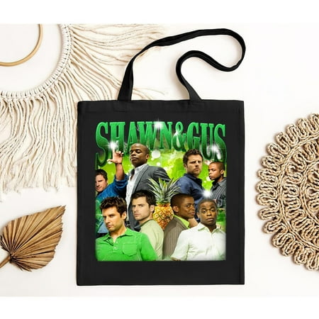 vintage Limited Shawn and Gus Psych Tv Show Vintage Tote Bag  Psych Movie  Psych   Psy-TH42187