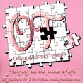 thumbnail image 3 of CafePress - Ot Puzzle Pink T Shirt - Women's Traditional Fit Dark T-Shirt, 3 of 4