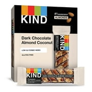 KIND Bars, Dark Chocolate Almond & Coconut, Gluten Free, 1.4oz, 12 Snack Bars