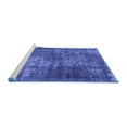 thumbnail image 2 of Ahgly Company Machine Washable Indoor Rectangle Oriental Blue Industrial Area Rugs, 8' x 12', 2 of 4