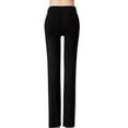 thumbnail image 6 of Meichang Yoga Pants Women Flare Leggings for Women High Wasit Stretch Bootcut Yoga Pants Tummy Control Modal Wide Leg Pant Workout Leggings Pants for Women Under $15, 6 of 9
