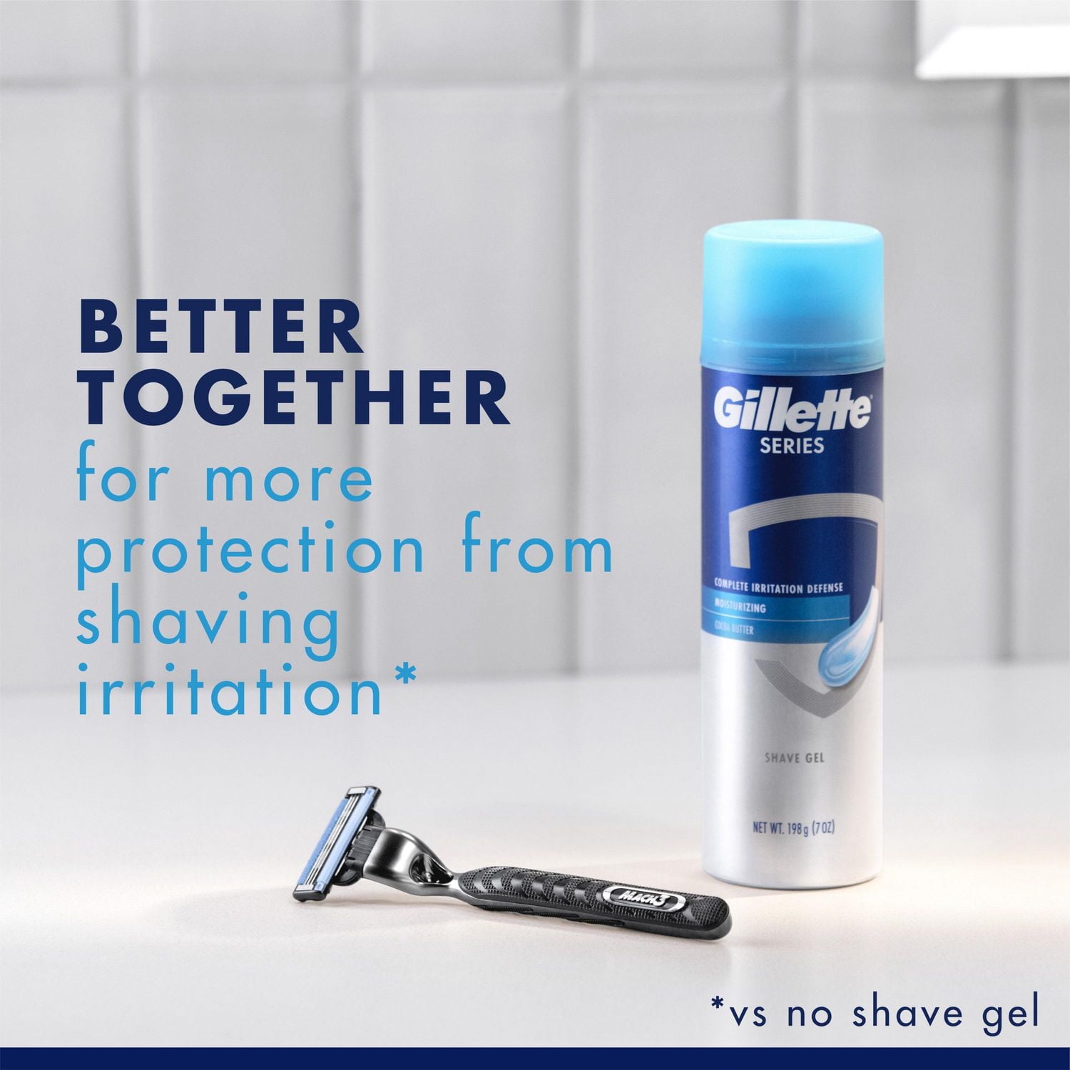 Gillette Mach3 Recharges de Lames de Rasoir Cartouches de Rasoir, Recharges de Rasoir pour Hommes avec Bande Lubrifiante, Lames de Rasoir à 3 Lames pour un Rasage de Près 5ct