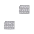 thumbnail image 6 of 2 PCS Calligraphy Stencil Stencils Art Hollow Out, 6 of 8