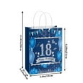 thumbnail image 2 of YAHAFEPY 20Pcs 18th Birthday Party Bags,Mitzvah Party Favor Bags,18th Birthday Party Decorations, With Handles Favor Bags Candy Gift Bags for Adults BoyGirls Birthday Party, 2 of 7