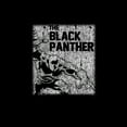 thumbnail image 2 of Boy's Marvel Black Panther Chalk Print  Pull Over Hoodie Black Medium, 2 of 4