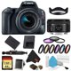 thumbnail image 1 of Canon EOS Rebel SL2 DSLR Camera with 18-55mm Lens (Black) 9 Piece Filter w/ Memory Kit + 50mm Lens (Intl Model) Canon 2249C002, 1 of 5