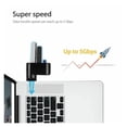 thumbnail image 4 of 180° Rotatable 3-Port USB Hub, High Speed Data Transfer USB Splitter Expander Adapter for Laptop PC ,Powerful Charging, 4 of 5