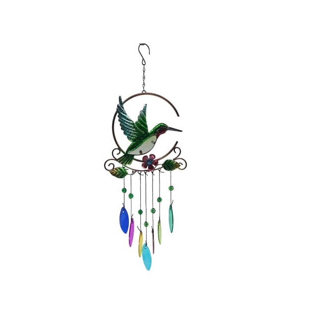 Campanas de viento Naiovety Decoración colgante hierro vidrio