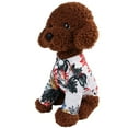thumbnail image 2 of Pet Summer Printed Shirt, Dog Cat ClothesThin Short Sleeves, 2 of 4