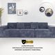 thumbnail image 3 of Sofá AIRJOL™ YY-04 Gris — Diseño Contemporáneo con Elegancia Arquitectónica, 3 of 8