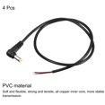 thumbnail image 3 of Unique Bargains 5.5mm x 2.1mm DC Power Extension Cable 90 Degree Angle Male Plug 0.5m 4pack, 3 of 5