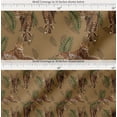 thumbnail image 2 of Soimoi Cotton Poplin Fabric Leaves & Leopard Animal Print Fabric by Yard 42 Inch Wide, 2 of 7