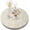 White Boho, variant on Large 16 Inch Mother of Pearl Lazy Susan for Table Top, Rotating Turntable Organizer Centerpiece Wood Round Spinning Tray for Countertop Kitchen Dining Housewarming Gift