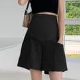 thumbnail image 5 of pstuiky Maternity Shorts Athletic Plus Size High Waist Stretch Breathable Adjustable Waistband Casual Wear Pregnancy Pants Maternity Clothes for Women, 5 of 5