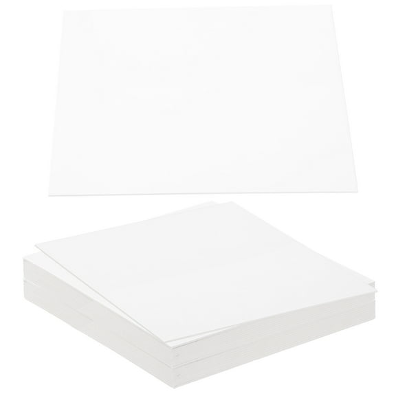 Uxcell 12x12x0.06" Chipboard Sheets, 20Pcs 60PT Thick Book Board Binders Board Sturdy Bookbinding Supplies, White