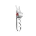 thumbnail image 4 of QualitChoice Efficient Golf Divot Repair Tools Quick Access Portable Zinc Alloy Golf Forks Essential Accessories For Golfers silver 1 pc 8x1.5x1.4cm, 4 of 6