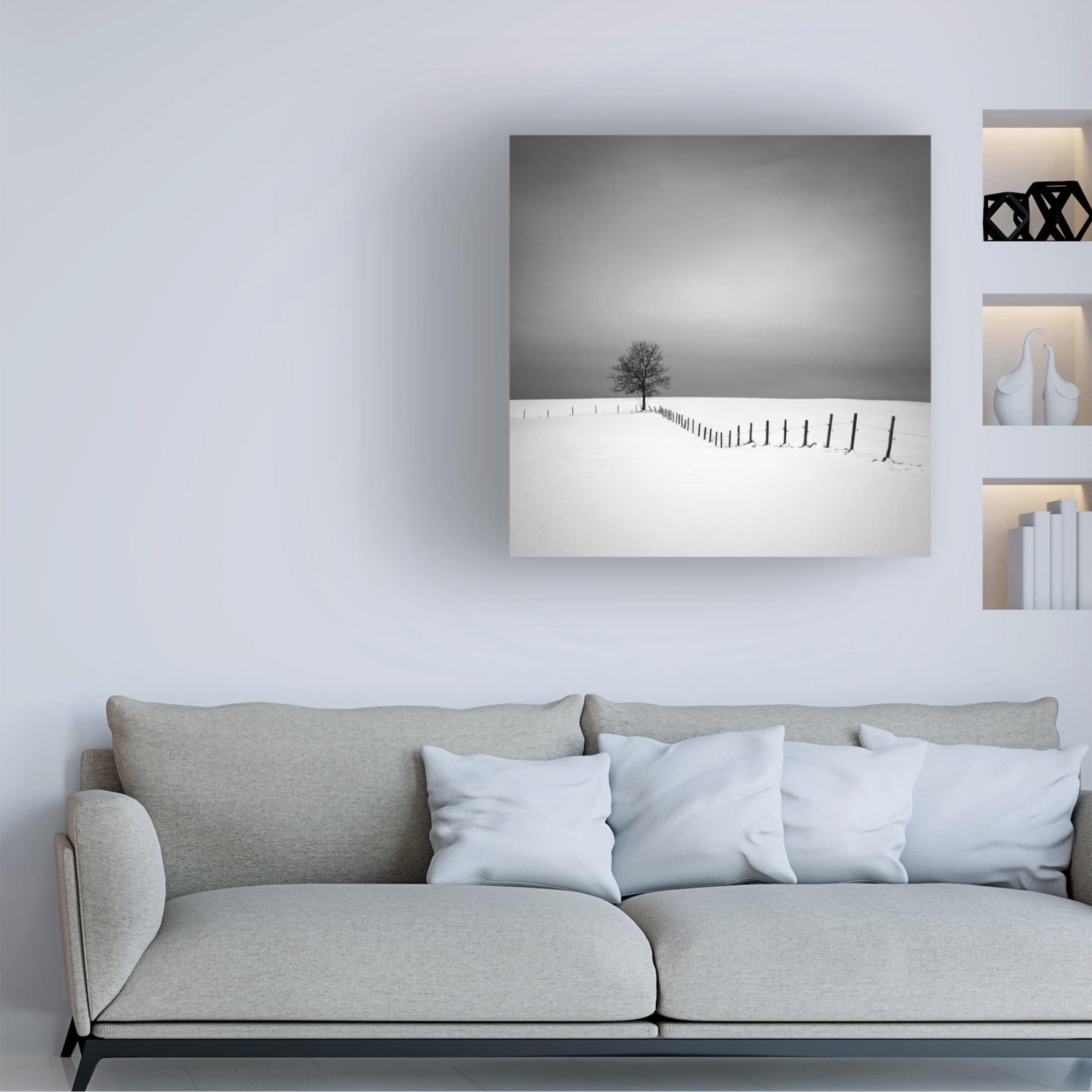 Canvas Wall Art - Alexej Schulz 'Alignment' Wall Art for Living Room, Bedroom, or Office Décor by Trademark Fine Art - 35 x 35 Inches