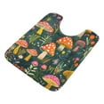thumbnail image 7 of Yayeee Bath Rug for Bathroom Floor Non Slip Contour Fluffy Soft Absorbent Mat, 20"x24", Orange Mushroom, 7 of 7