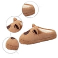thumbnail image 4 of Bibifish Womens Fuzzy Slippers Capybara Winter Nonâ Thick Plush Soft Sole Maternity Slippers Indoor Plush Slippers, 4 of 9