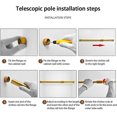 thumbnail image 2 of Samll Tension Rods For Curtains,adjustable Short Curtain Rod,aluminium Alloy Curtain Rod - Q37, 2 of 5