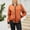 Orange, variant on Women's Coats and Jackets Womens Jackets Lightweight Zip Up Cropped Coat Fashion Windbreaker Outerwear Casual Quilted Jacket Baseball Uniform