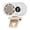 White, variant on Portable Handheld Car Clip on Mini Conditioner Fan, Rechargeable Personal Fan With 199 Speed Adjustable&Led Display, Summer Small Cooling Fans for Travel/outdoor/office/camping/running