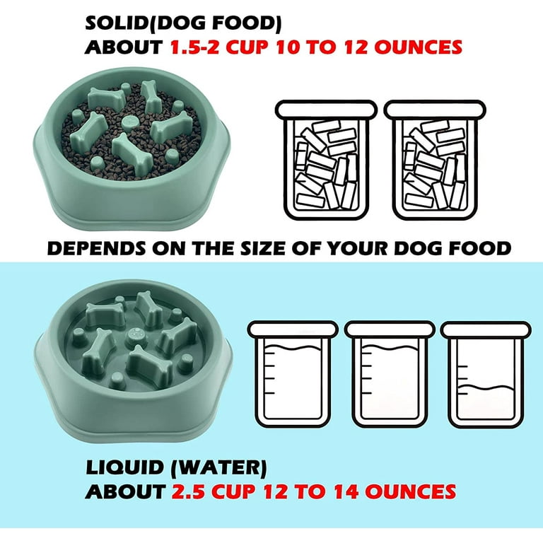 Slow Dog Feeder Slow Feeding Puppy Dog Bowls Food Puzzle Pet Bowl for  Healthy Eating & Anti Gulping Small Medium Dog Accessories - AliExpress