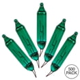 thumbnail image 2 of Vickerman Green Glass Incandescent Mini Bulb with Pinched Base, 2.5 Volt 200mA, 500/Bag, 2 of 2