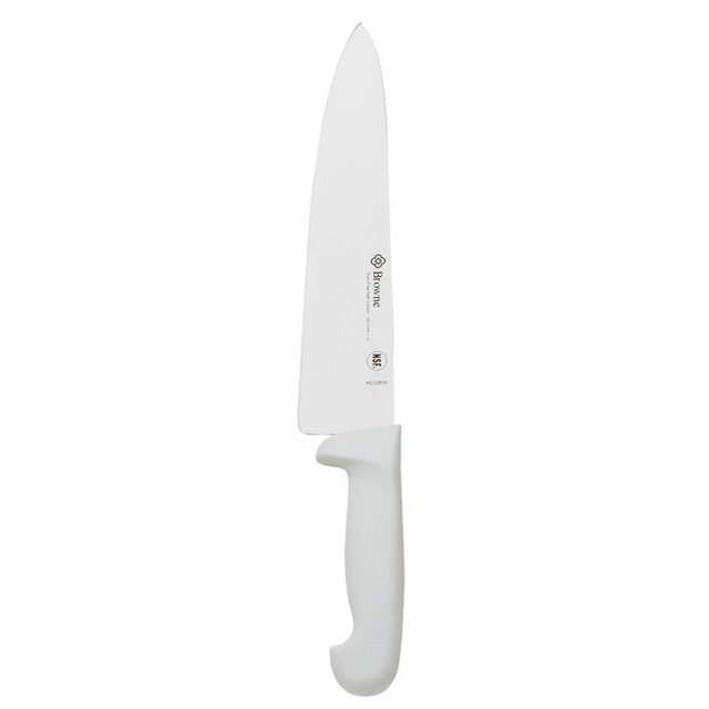 Browne Halco Couteau de Cuisine Manche Blanc, 10 Po