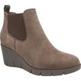thumbnail image 1 of Cliffs by White Mountain Womens Percy Slip On Wedge Boots Brown 6.5 Medium (B,M), 1 of 6
