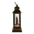 thumbnail image 2 of Kurt S. Adler 10.4-Inch Battery-Operated Light-Up Santa Water Projector Lantern – Holiday Décor, 2 of 4
