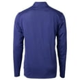 thumbnail image 3 of Men's-Cutter & Buck  Blue Seattle Sounders FC Big & Tall Virtue Eco Pique Micro Stripe Recycled Quarter-Zip, 3 of 3