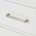 thumbnail image 5 of ARIEL 67" White Single Bathroom Vanity with 1.5" Edge Pure White Quartz Countertop & Splash, 1 Rectangular Sink, 2 Soft Closing Doors, 9 Full Extension Dovetail Drawers, Brushed Nickel, 5 of 8
