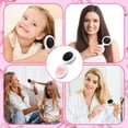 thumbnail image 4 of OPALESQUE 12 Pcs White Coquette Bow Mini Hair Brushes Folding Mirror Coquette Detangler Brush Bulk Round Compact Massage Scalp Comb for Purse Women Travel Team Gifts Trendy Stuff Party Favors, 4 of 7