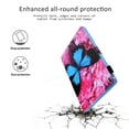 thumbnail image 3 of iPad Air 3 Case, iPad Pro 10.5" Case, Allytech PU Leather Folio Smart Case Cover Auto Sleep Wake Anti-Scratch Multi Angle Kickstand Wallet Case for Apple iPad Air 3st Gen, Pro 10.5",Blue Butterfly, 3 of 8