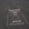 thumbnail image 4 of Women's Mitchell & Ness Charcoal Chicago Bulls Hardwood Classics Lightweight Pullover Sweatshirt, 4 of 6